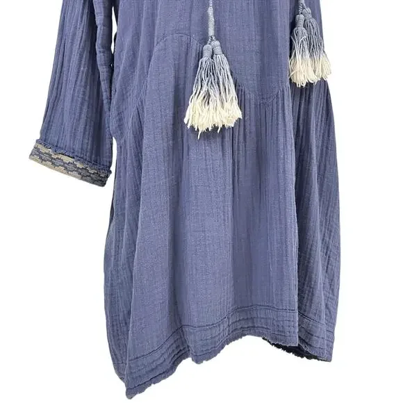 Johnny Was Rhan Boho Gauze Embroidered Dress - Picture 5 of 11